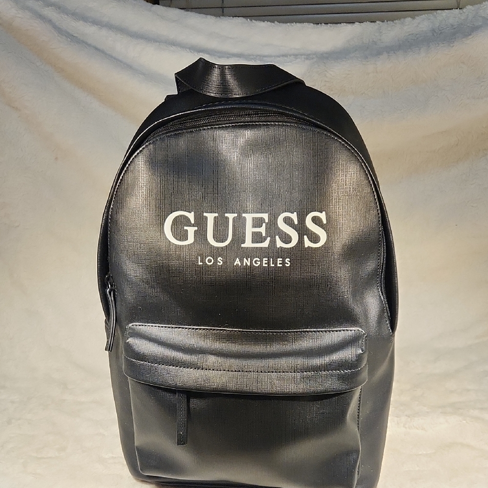 GUESS Sleek Black Backpack for Men